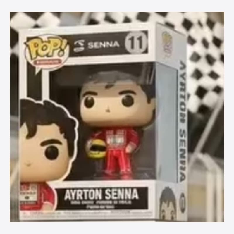 Caixa Original Funko Pop Ayrton Senna 11 McLaren Window Box
