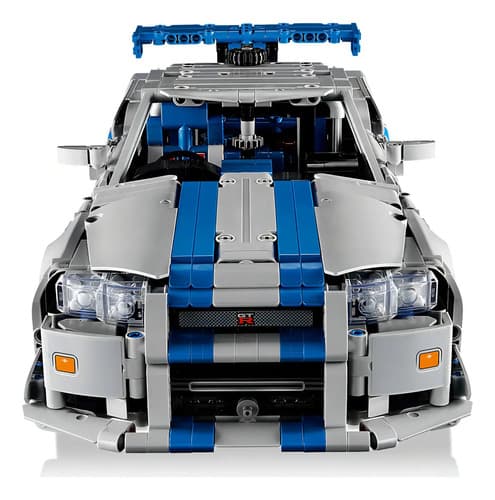 Nissan Skyline GT-R R34 LEGO Technic Vista 3/4 Frente