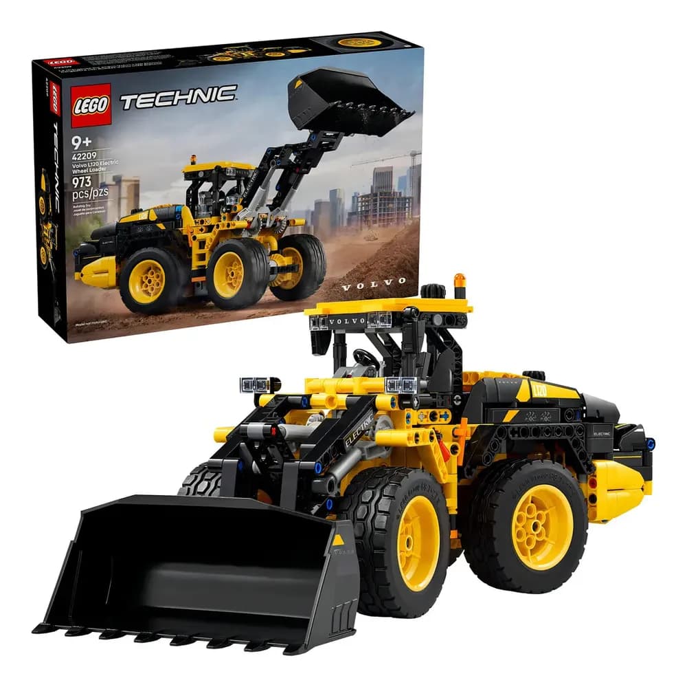 Caixa Original e Modelo LEGO Technic 42209 Volvo L120 Electric Wheel Loader