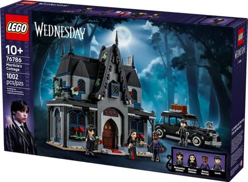 LEGO Wednesday 76786 Chalé da Mortícia e Wandinha Addams (1.002 Peças)