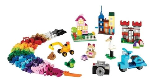 Caixa Organizadora Plástica Amarela LEGO Classic 10698