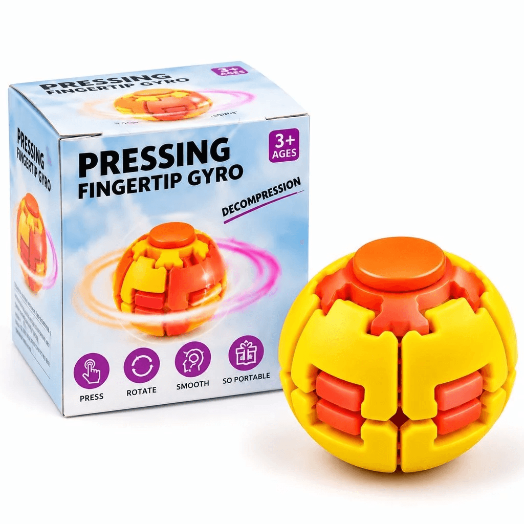 Spinner Ball Gyro com Embalagem Original Pressing Fingertip Gyro
