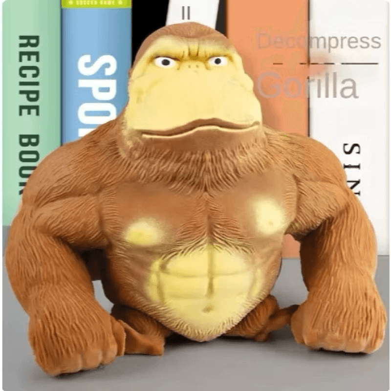 Boneco Gorila Macaco Antiestresse Indestrutível 18cm
