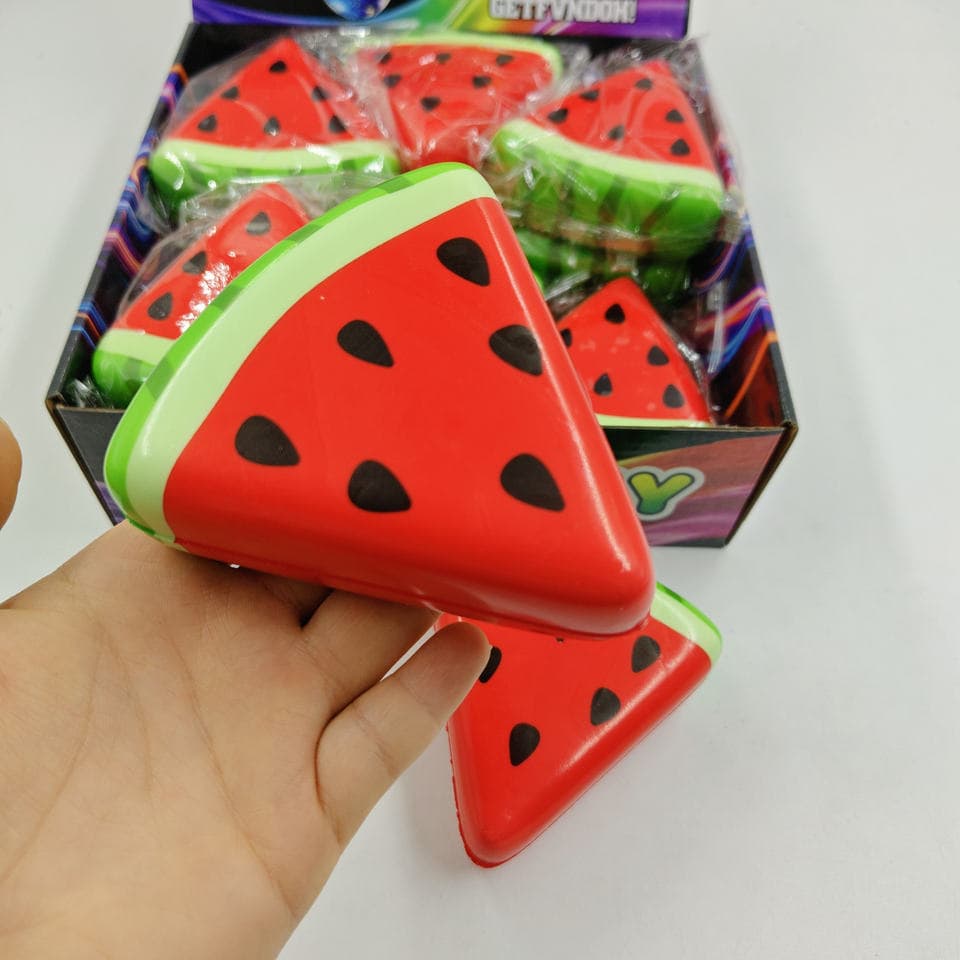 Squishy Melancia Detalhes e Textura PU