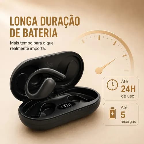 Fone de Ouvido Bluetooth TWS Peining PEI-P101 Branco - Foto 7