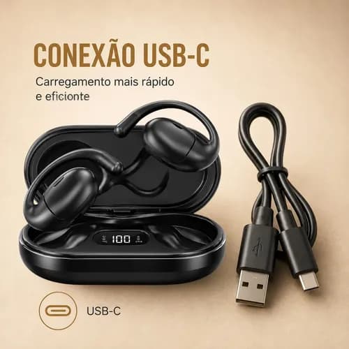 Fone de Ouvido Bluetooth TWS Peining PEI-P101 Branco - Foto 8