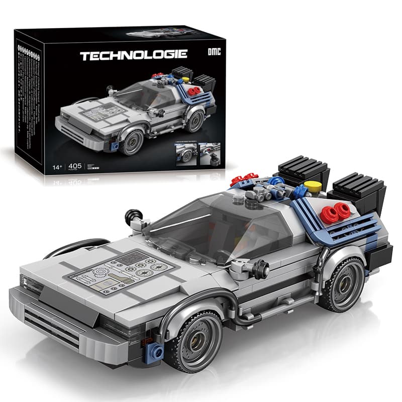 Blocos de Montar DeLorean Máquina do Tempo — De Volta Para o Futuro MOC - Foto 11
