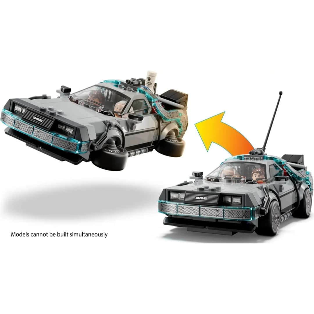Blocos de Montar DeLorean Máquina do Tempo — De Volta Para o Futuro MOC - Foto 9