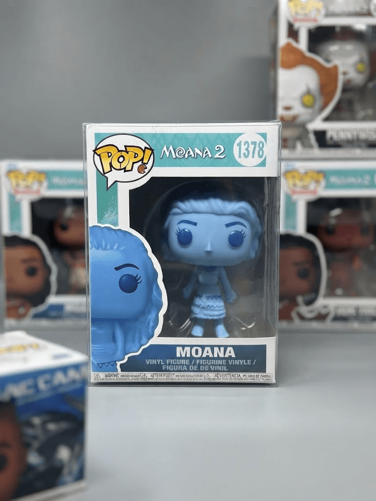 Foto real da embalagem do Funko Pop Moana 2 1378 Azul