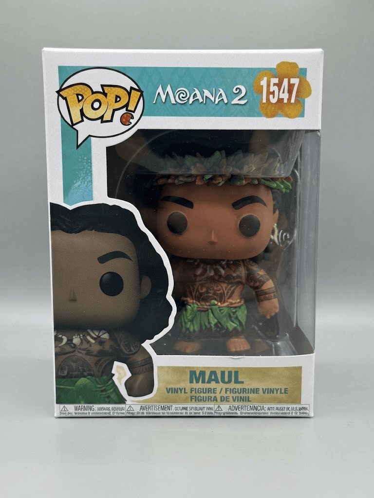 Foto real da caixa do Funko Pop Moana 2 Maui 1547