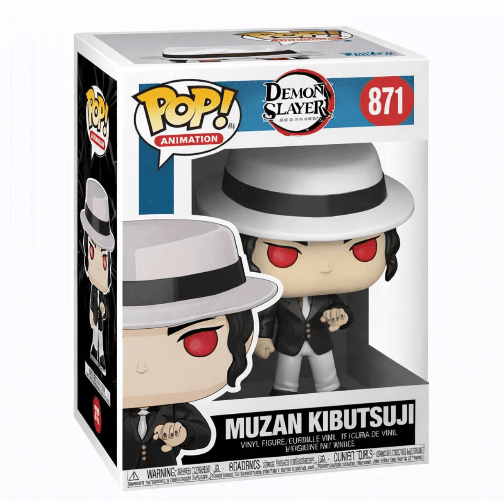 Funko Pop Muzan Kibutsuji 871 Caixa Oficial Frontal