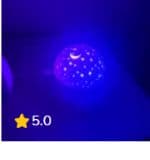 Luminária Projetor de Estrelas Céu Galáxia e Abajur Infantil