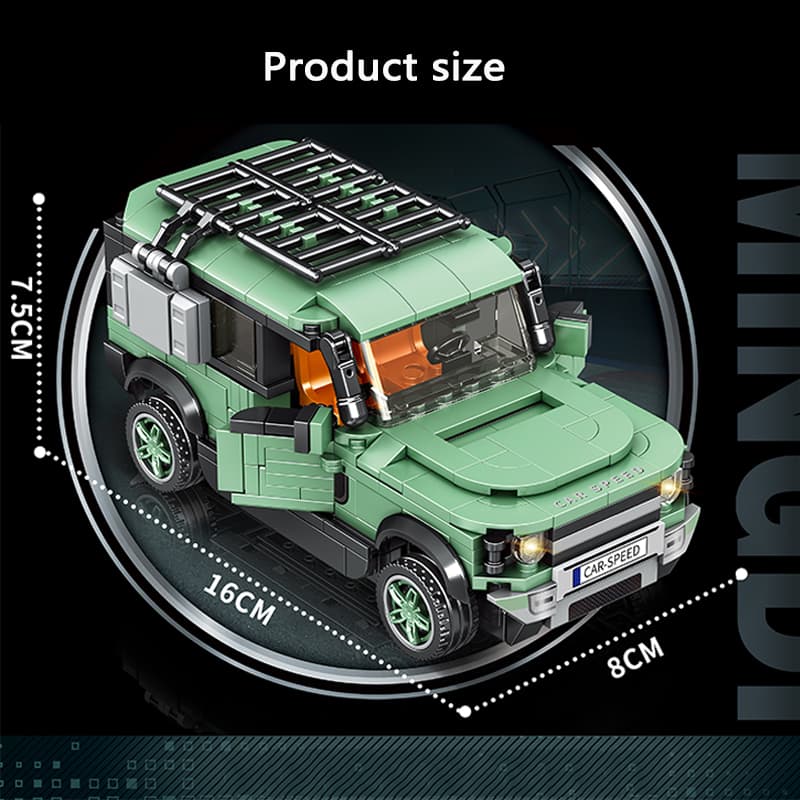 Blocos de Montar Carro SUV Off-Road 4x4 Aventura MOC - Imagem 7