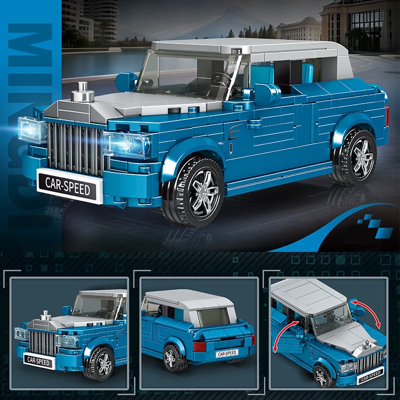 Blocos de Montar Carro SUV Off-Road 4x4 Aventura MOC - Imagem 8
