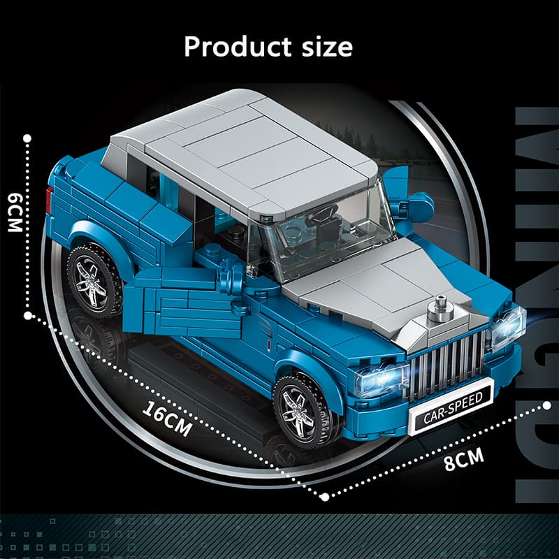 Blocos de Montar Carro SUV Off-Road 4x4 Aventura MOC - Imagem 9