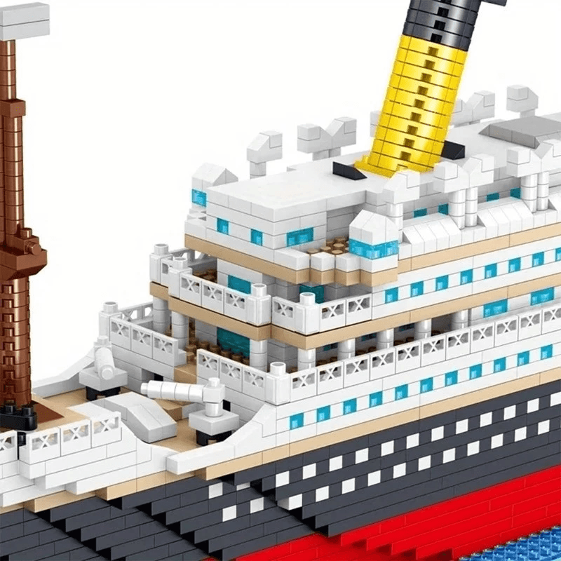 Navio Titanic 1855 Peças - Ponte de Comando e Cabines
