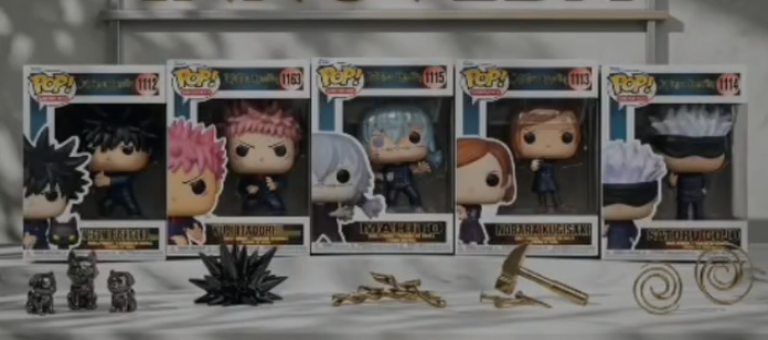 Kit 5 Funko Pop! Jujutsu Kaisen — Coleção Completa (Gojo, Yuji, Megumi, Nobara e Mahito)